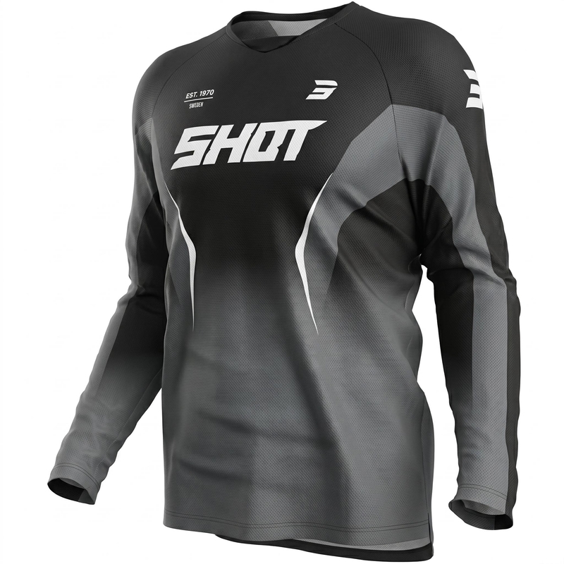Shot Draw Clash motokrossisärk must