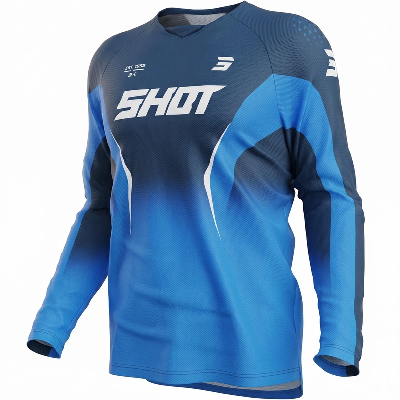 Shot Draw Clash motokrossisärk sinine