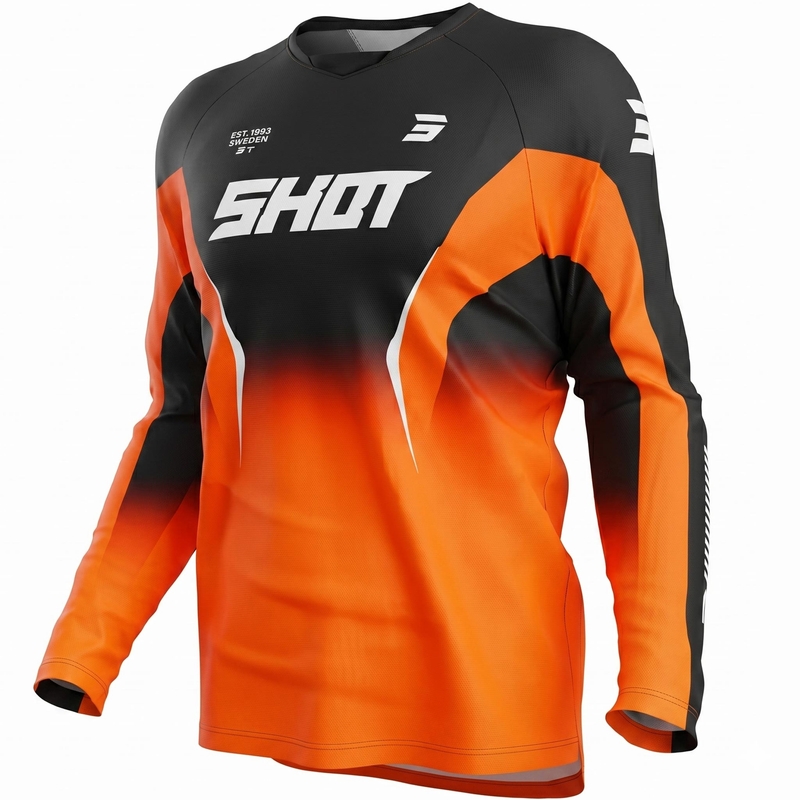 Motokrossi särk Shot Draw Clash oranž