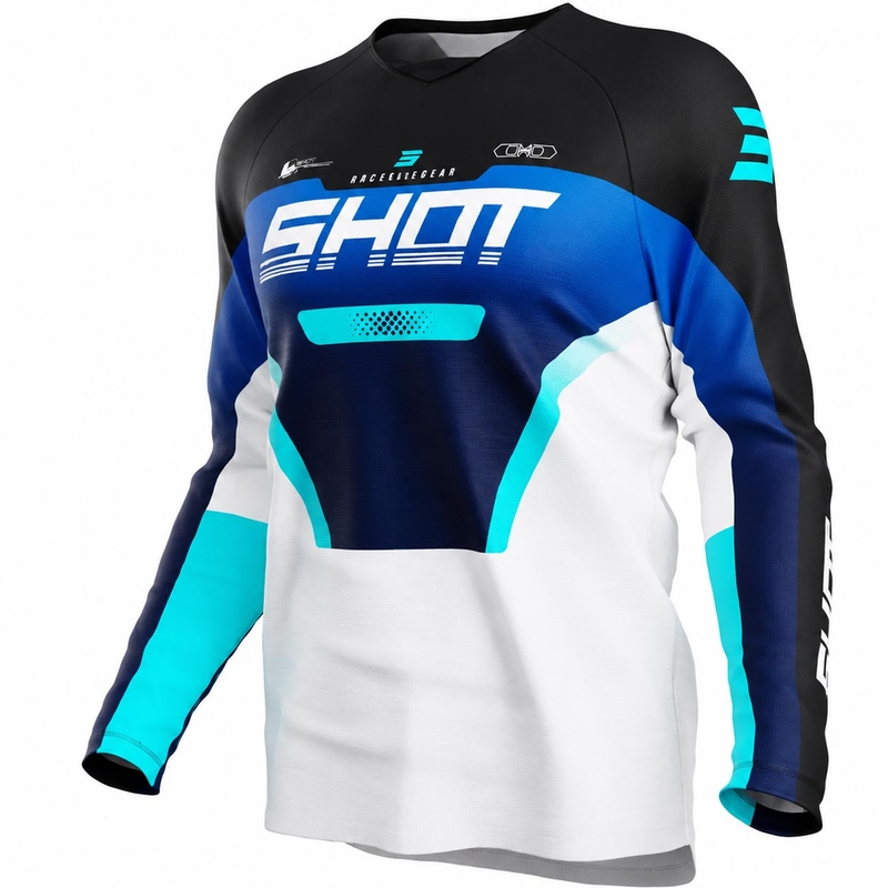 Shot Draw Struck laste motokrossisärk sinine