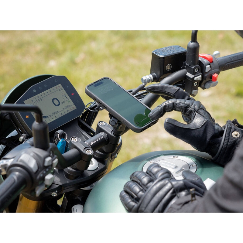 Quad Lock® PRO lenkstangile kinnitatav telefonihoidik, must
