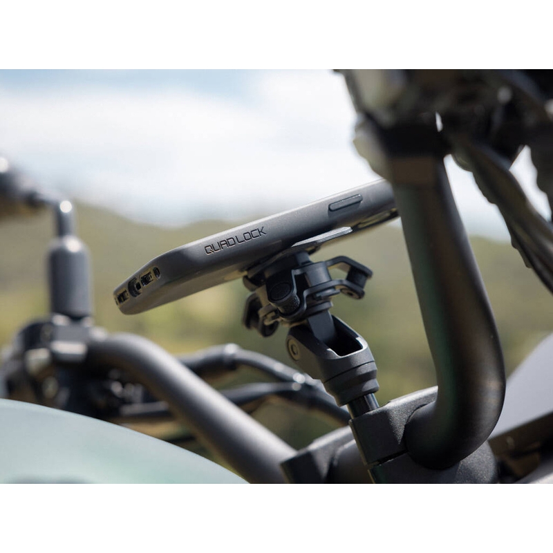 Quad Lock® PRO lenkstangile kinnitatav telefonihoidik, must