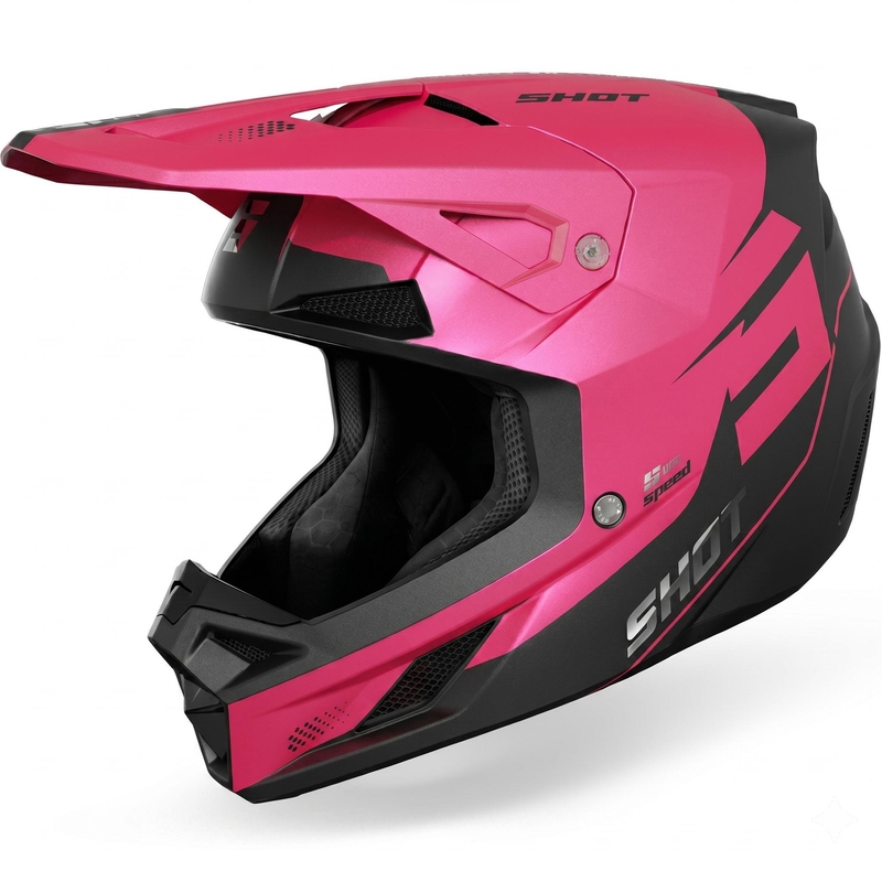 Motokrossi kiiver Shot Speed S matt roosa