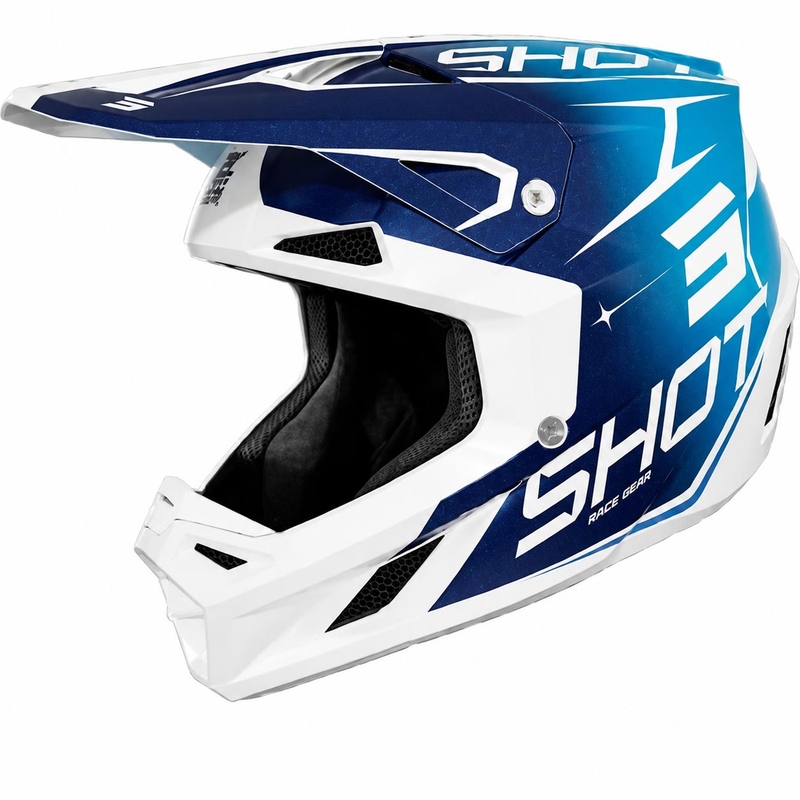 Shot Speed Side motokrossikiiver pärlsinine