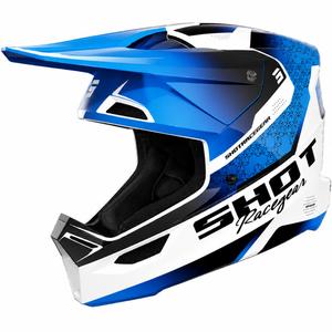 Shot Furious Stream laste motokrossikiiver läikiv sinine