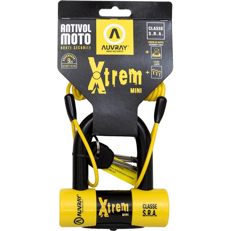 Auvray XTREM Mini piduriketta lukk 16 mm kollane