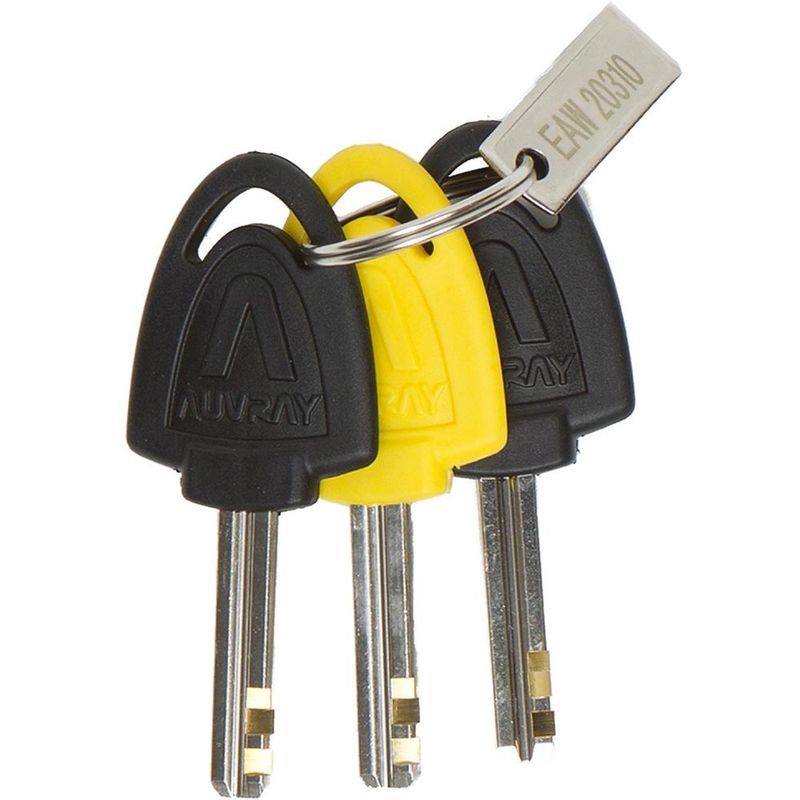 Auvray B-Lock 06 piduriketaste lukk 120 dB alarmiga, kollane
