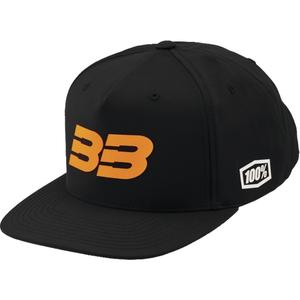 Mütsike 100% BB33 Snapback must-oranž