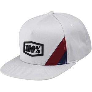 100% Cornerstone Snapback müts valge