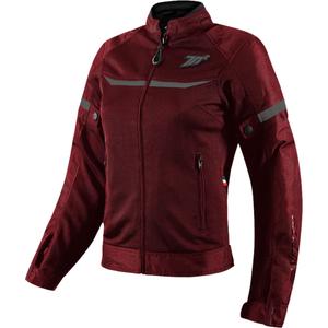 Naiste mootorrattajakk SEVENTY DEGREES SD-JR30.2 Mojave burgundiapunane