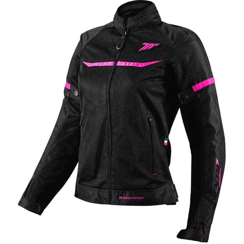 Naiste mootorrattajakk SEVENTY DEGREES SD-JR30.2 Mojave must-roosa