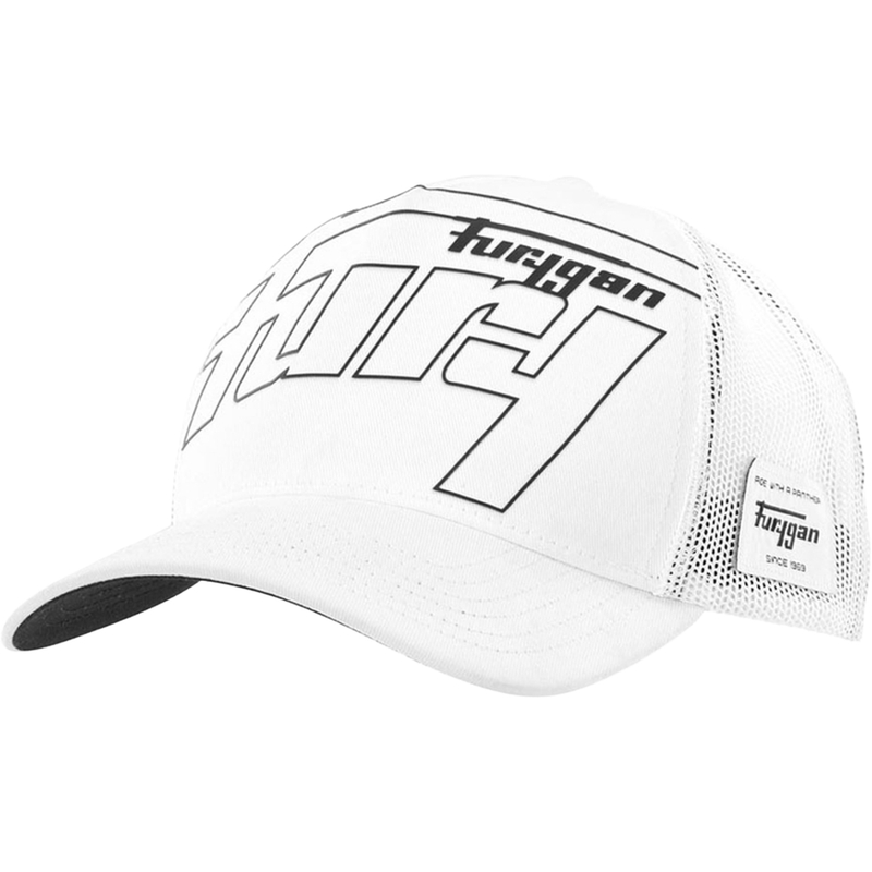 Furygan Trucker Rage nokamüts valge-must