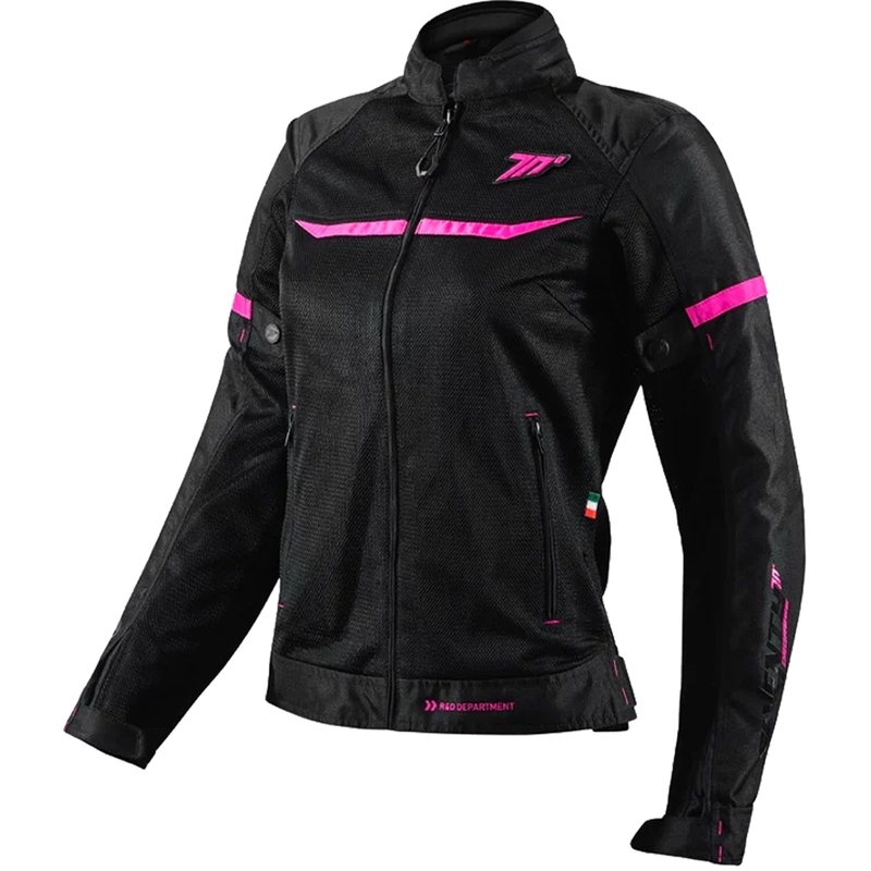 Naiste mootorrattajakk SEVENTY DEGREES SD-JR30.2 Mojave must-roosa