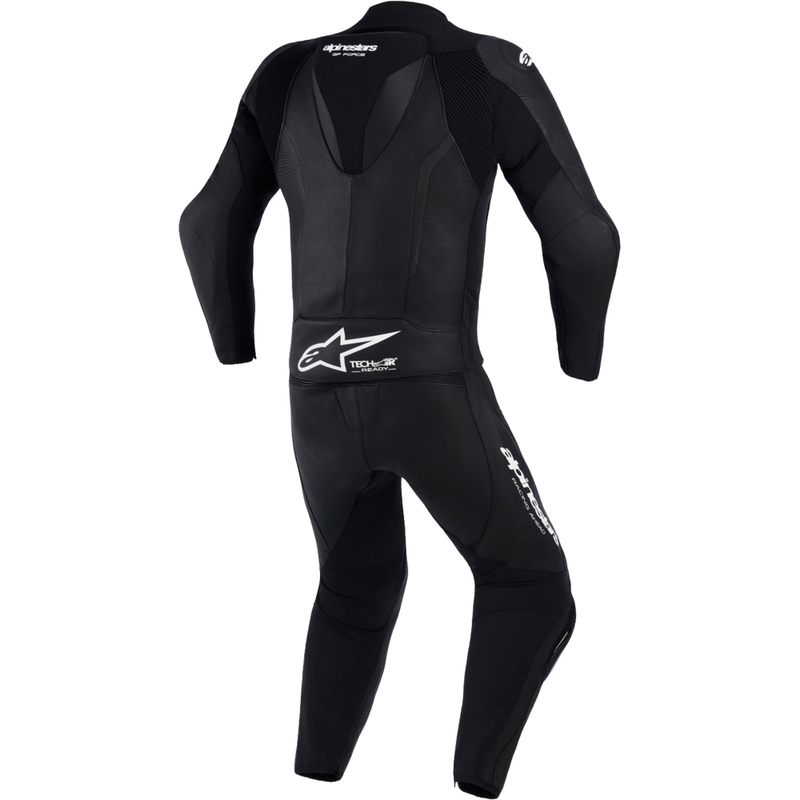 Alpinestars GP Force V2 kaheosaline nahkkombinesoon must-valge
