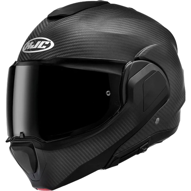 Ülesklapitav mootorrattakiiver HJC F100 CARBON matt must