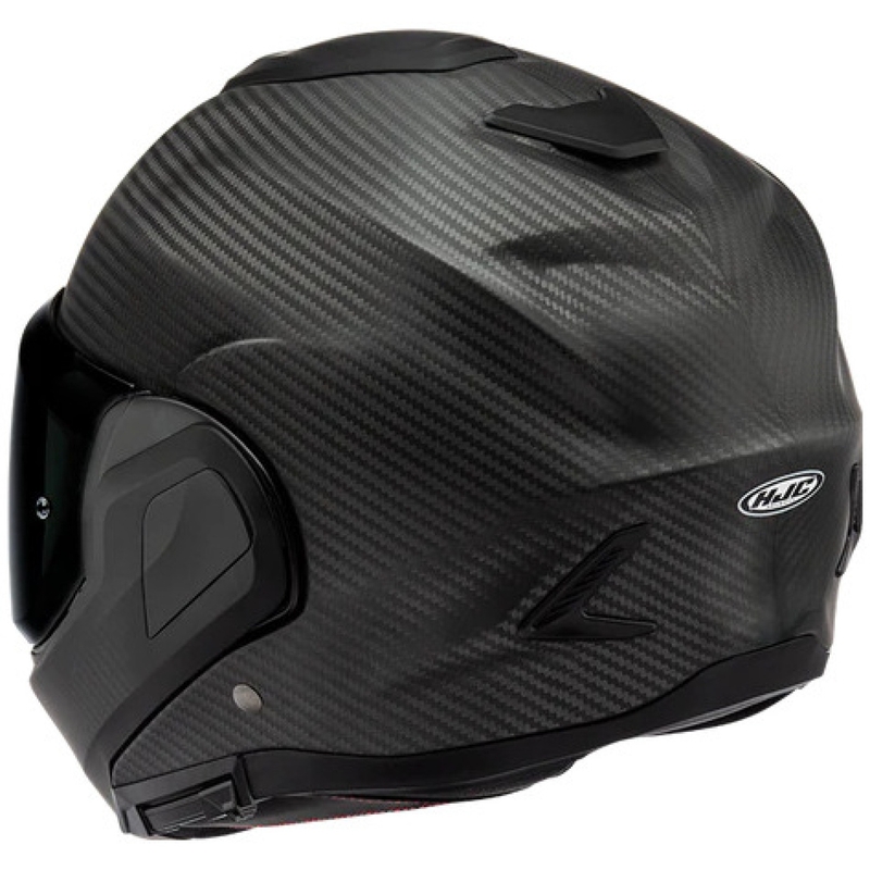 Ülesklapitav mootorrattakiiver HJC F100 CARBON matt must