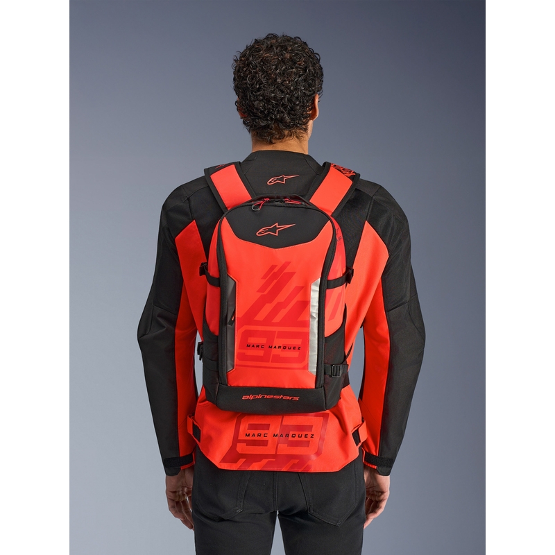 Alpinestars AMP-3 MM93 seljakott punane-punane-must 17 l