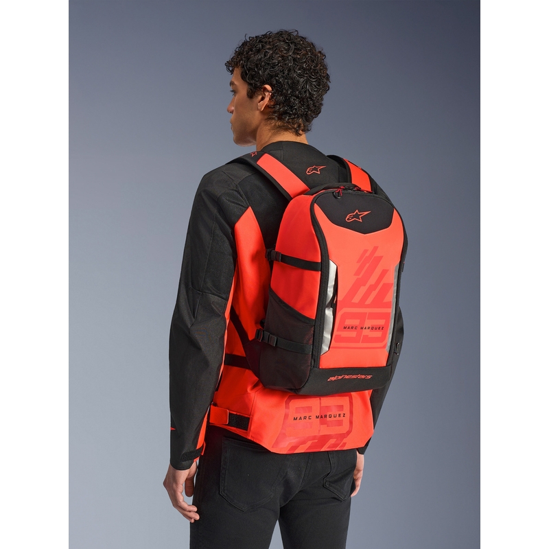 Alpinestars AMP-3 MM93 seljakott punane-punane-must 17 l