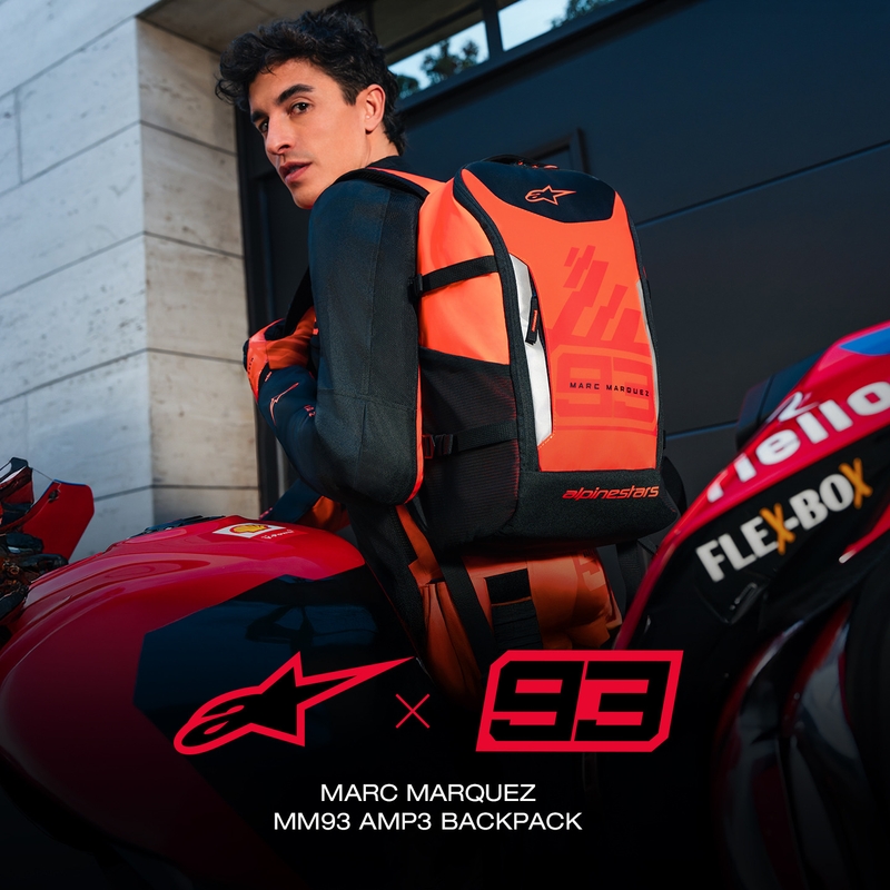 Alpinestars AMP-3 MM93 seljakott punane-punane-must 17 l