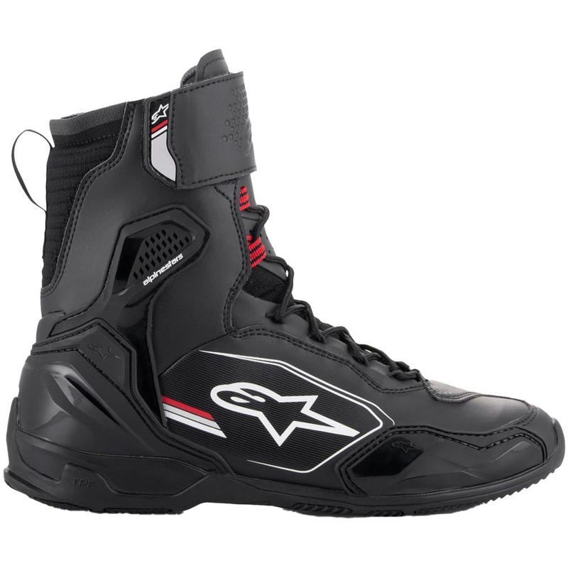 Alpinestars Superfaster mootorrattasaapad must-hall-punane