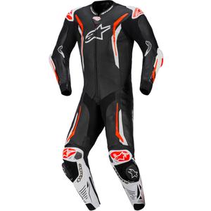Alpinestars GP TECH V5 nahkkombinesoon must-valge-punane