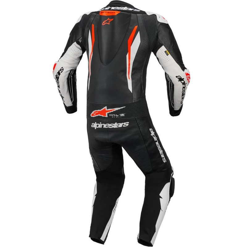 Alpinestars GP TECH V5 nahkkombinesoon must-valge-punane