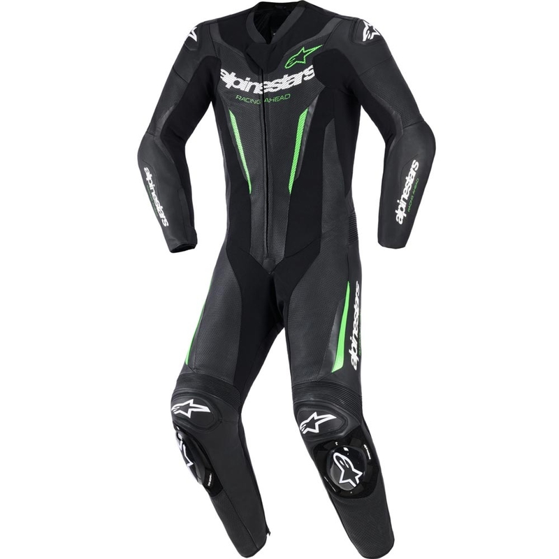 Alpinestars GP FORCE V2 ühes tükis mootorrattaülikond must-roheline