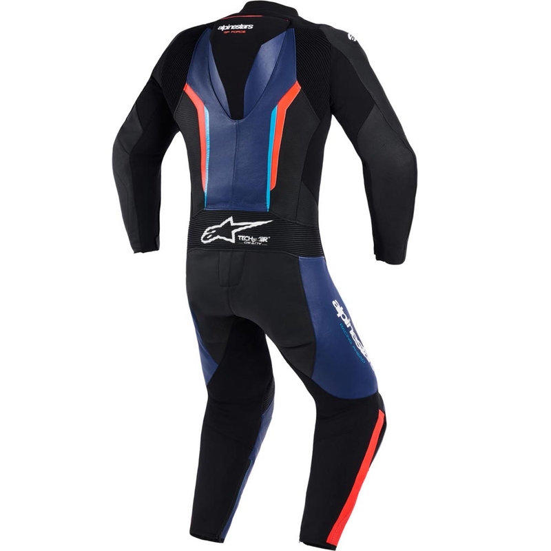 Alpinestars GP FORCE V2 ühes tükis mootorrattaülikond must-sinine-fluopunane-
