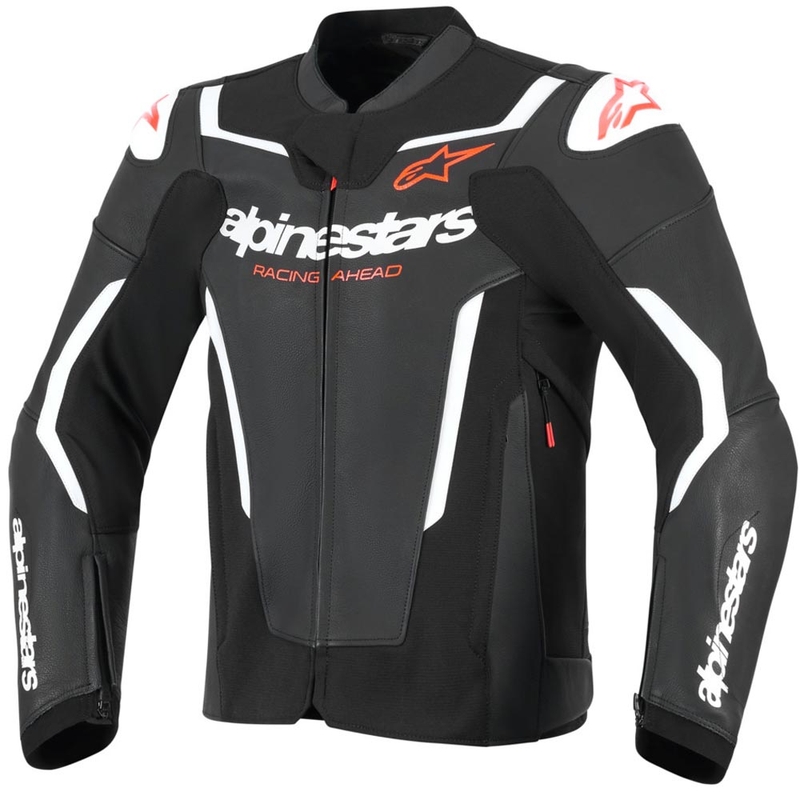 Alpinestars GP Force V2 nahkjakk must-valge-punane