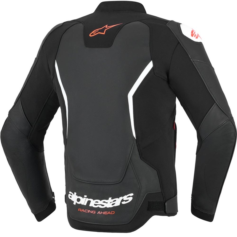 Alpinestars GP Force V2 nahkjakk must-valge-punane
