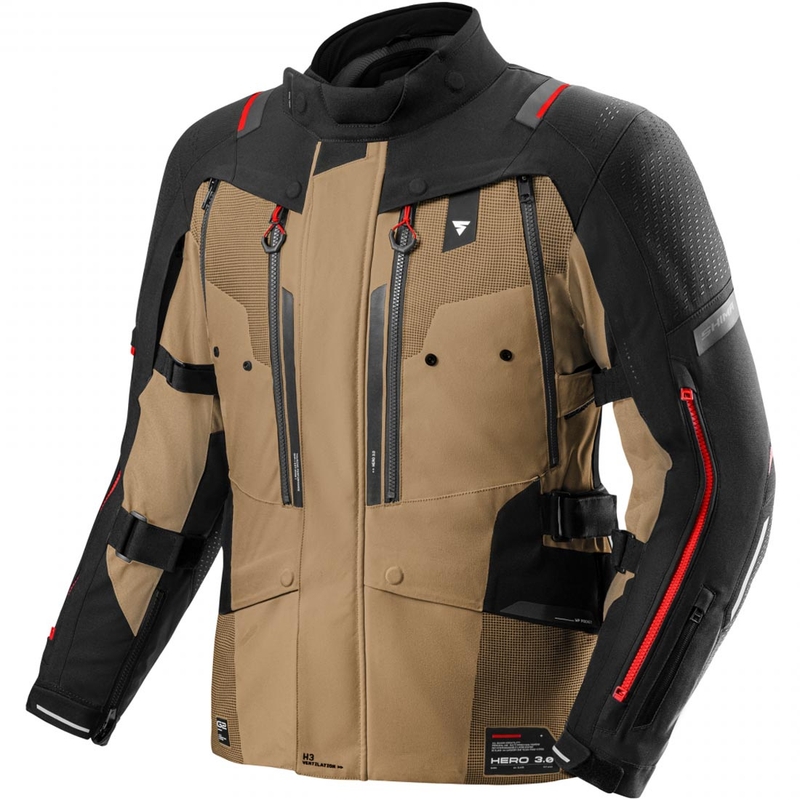 Shima Hero 3.0 mootorratta jope, pruun
