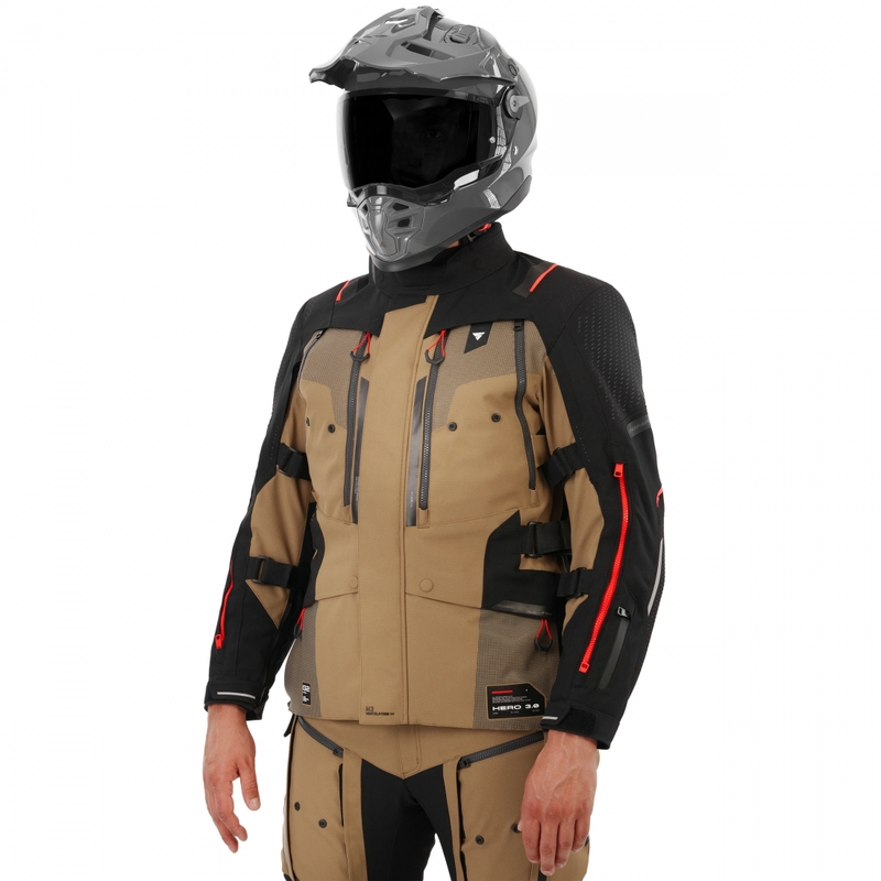 Shima Hero 3.0 mootorratta jope, pruun