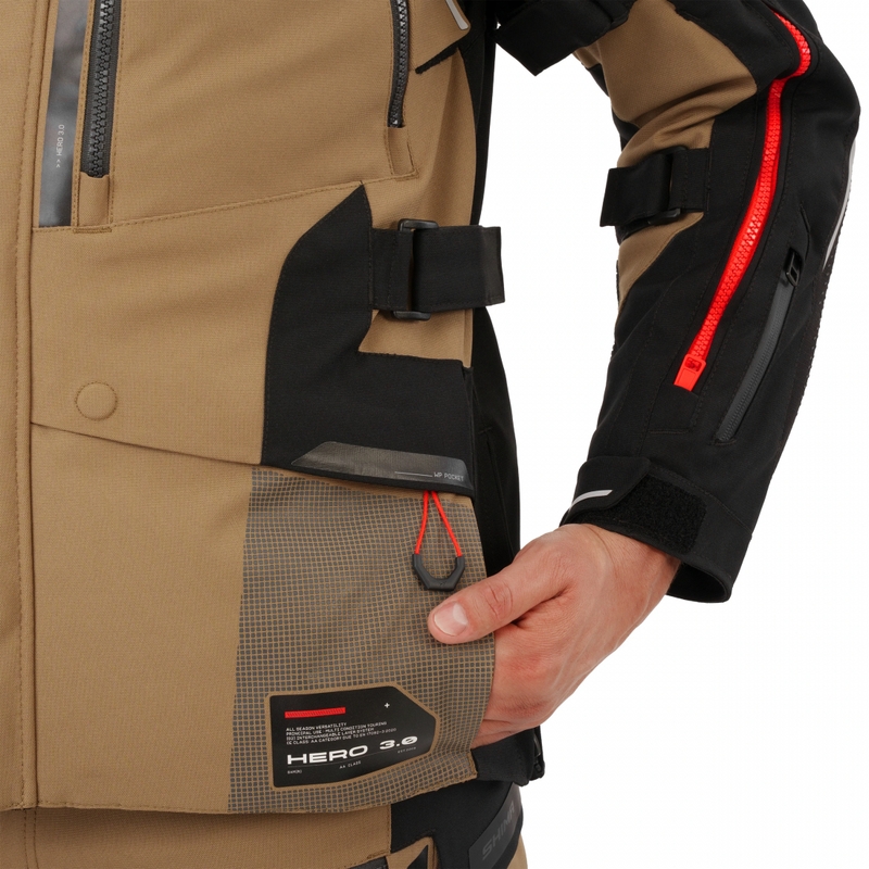 Shima Hero 3.0 mootorratta jope, pruun