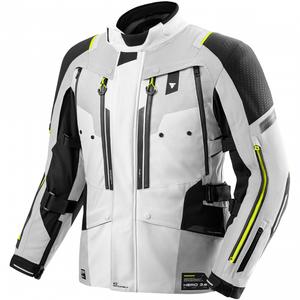 Bunda na motorku Shima Hero 3.0 šedo-fluo žlutá