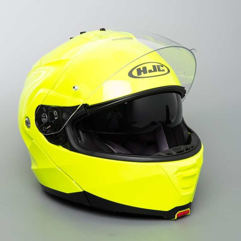 Vyklápěcí přilba na motorku HJC IS-MAX II fluo zelená