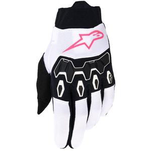 Alpinestars Stella Full Bore V2 naiste motokrossikindad valge-fluo roosa-mustad