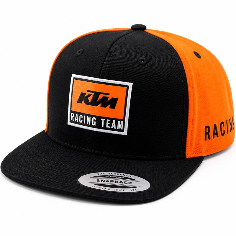 KTM Kids Team Flat Cap OS must-oranž