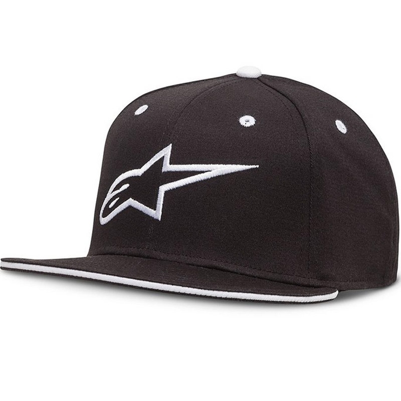 Alpinestars Ageless Flatbill müts must ja valge