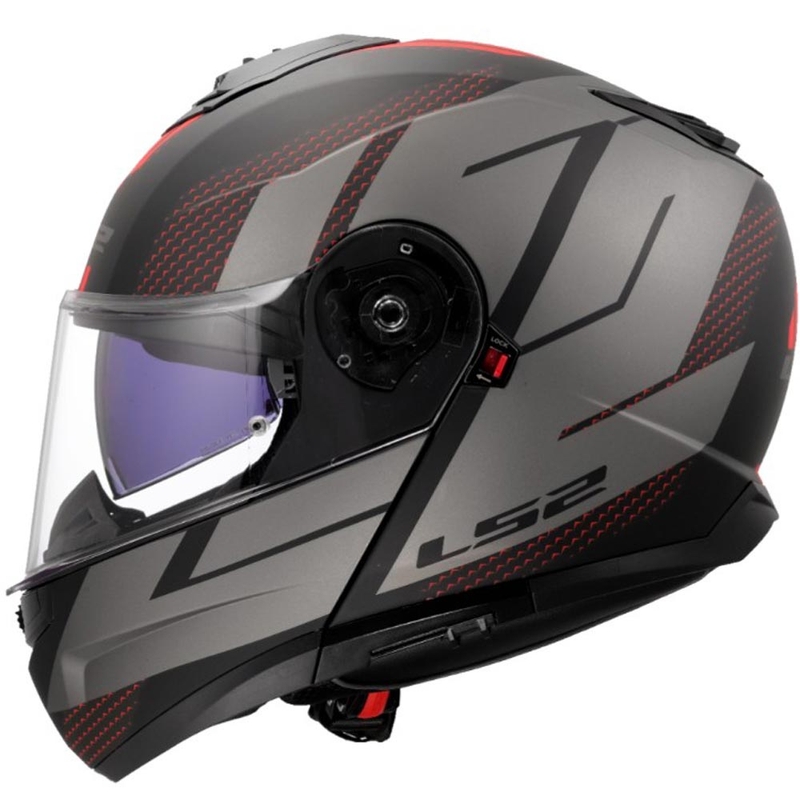 Ülesklapitav mootorrattakiiver LS2 FF908 Strobe II Code must-hall