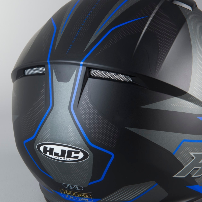 Integrální přilba na motorku HJC CS-15 Trion MC2SF šedo-modrá