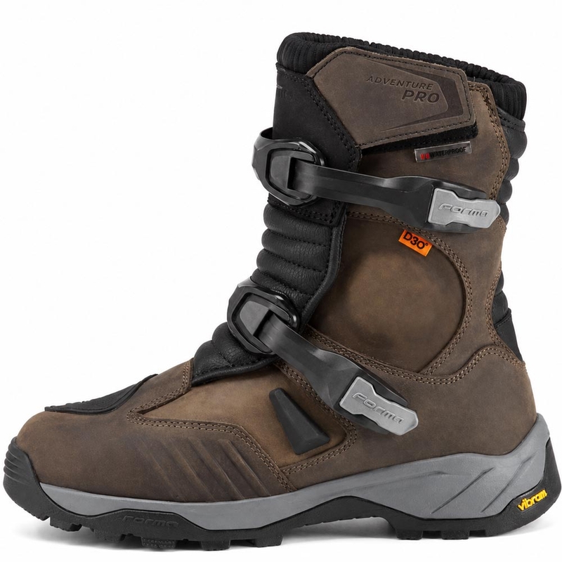 Forma Adventure PRO madalad mootorrattasaapad pruunid