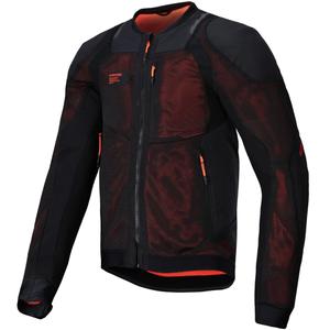 Alpinestars TROOP-AIR PRO must-fluo punane mootorratta jope