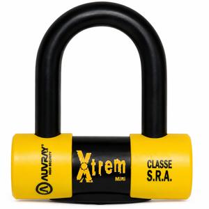 AUVRAY Xtrem Mini piduriketta lukk must-kollane