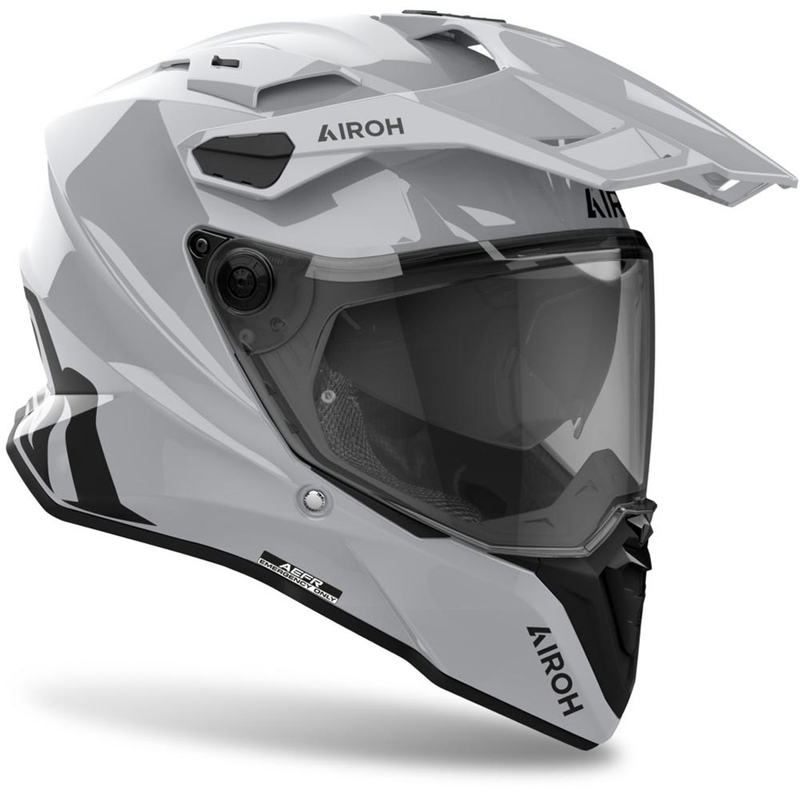 Enduro kiiver Airoh Commander 2 Värvi läikiv hall