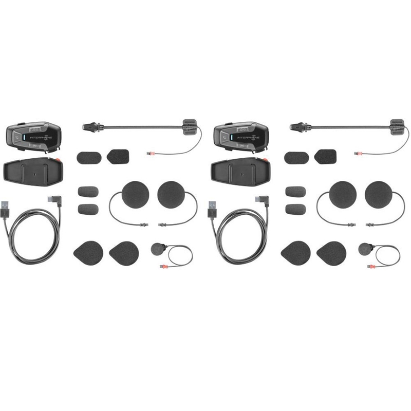 Bluetooth-peakomplekt Interphone U-COM6R - kaksikpakett