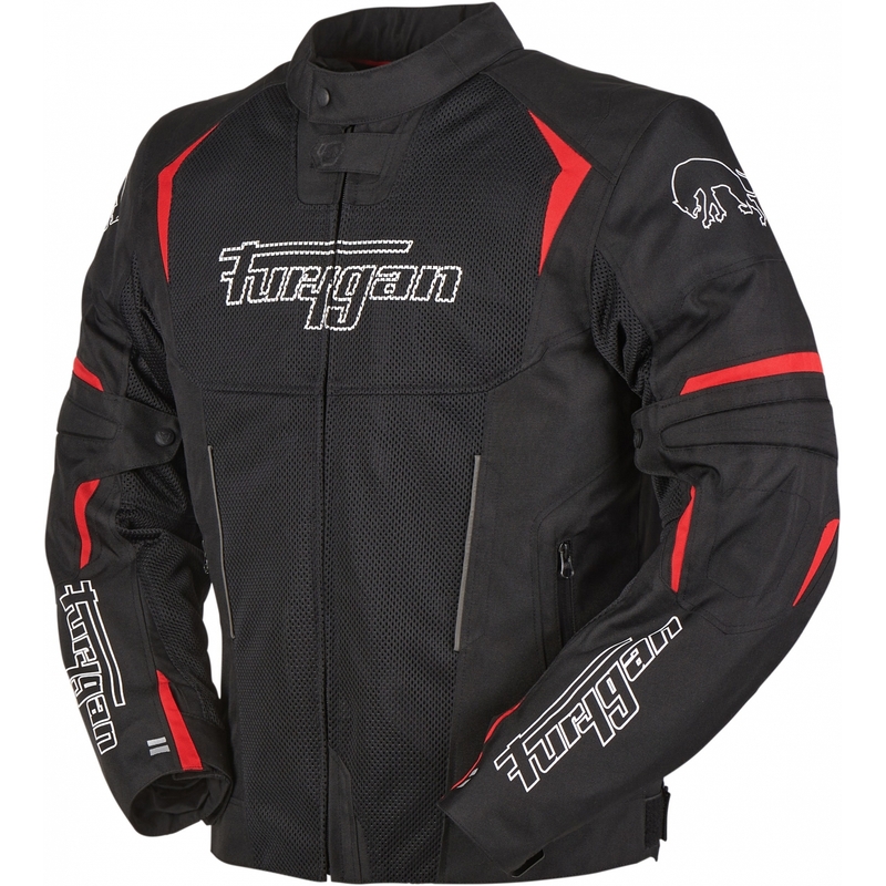 Furygan Ultra Spark Vented 3 in 1 punane ja must mootorratta jakk