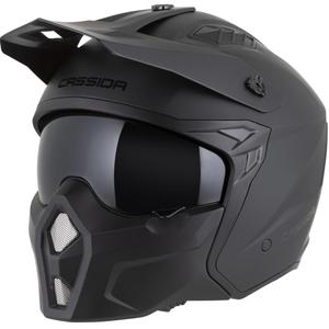 Moodulmootorratta kiiver Cassida Cross Country Dual matt must