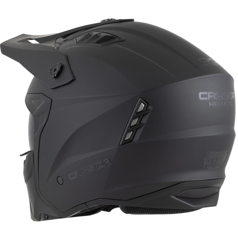 Moodulmootorratta kiiver Cassida Cross Country Dual matt must