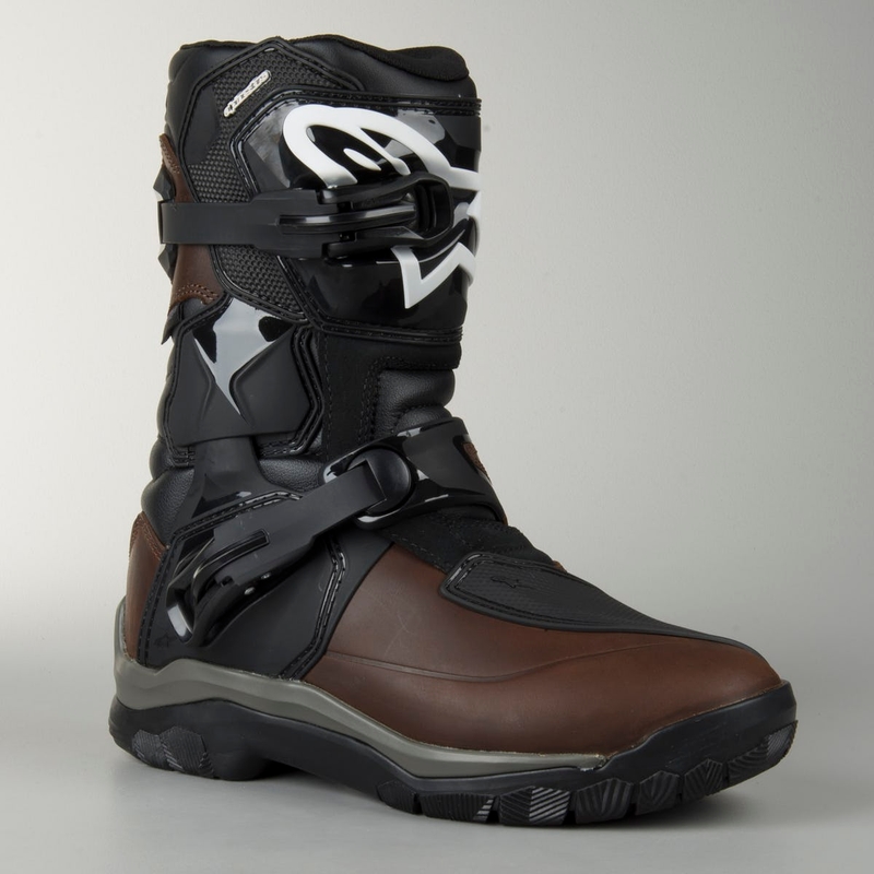 Alpinestars Belize õlitatud Drystar pruunid mootorratta saapad