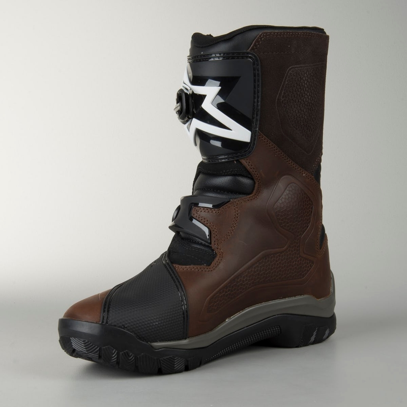 Alpinestars Belize õlitatud Drystar pruunid mootorratta saapad